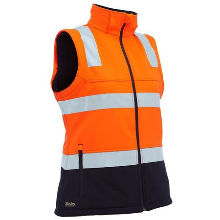 Bisley Womens Taped Two Tone Hi Vis 3 In 1 Soft Shell Jacket (BJL6078T) - Ace Workwear