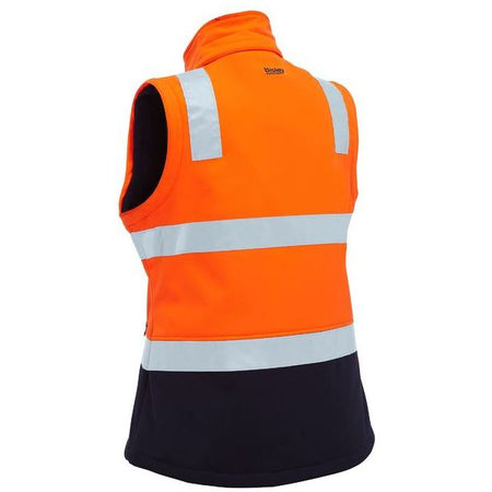 Bisley Womens Taped Two Tone Hi Vis 3 In 1 Soft Shell Jacket (BJL6078T) - Ace Workwear