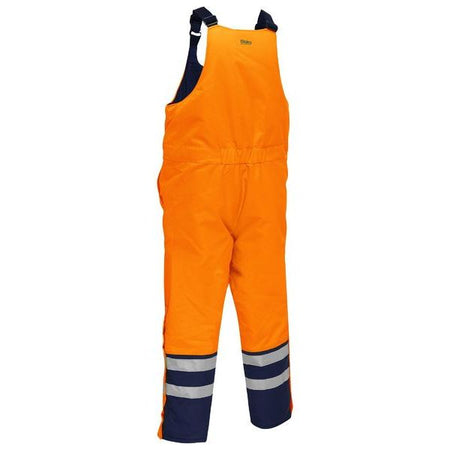 Bisley Taped Hi Vis Freezer Bib & Brace Coverall (BAB6452T) - Ace Workwear