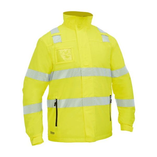 Bisley Taped Hi Vis Heated Jacket With Hood (BJ6842T)