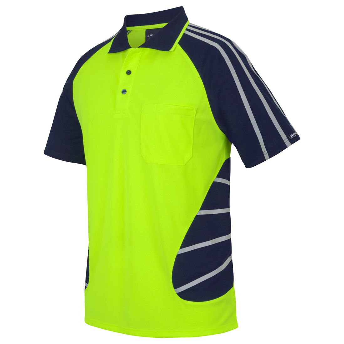 JB's Street Spider Polo With Reflective Stripes (6HSSR) - Ace Workwear