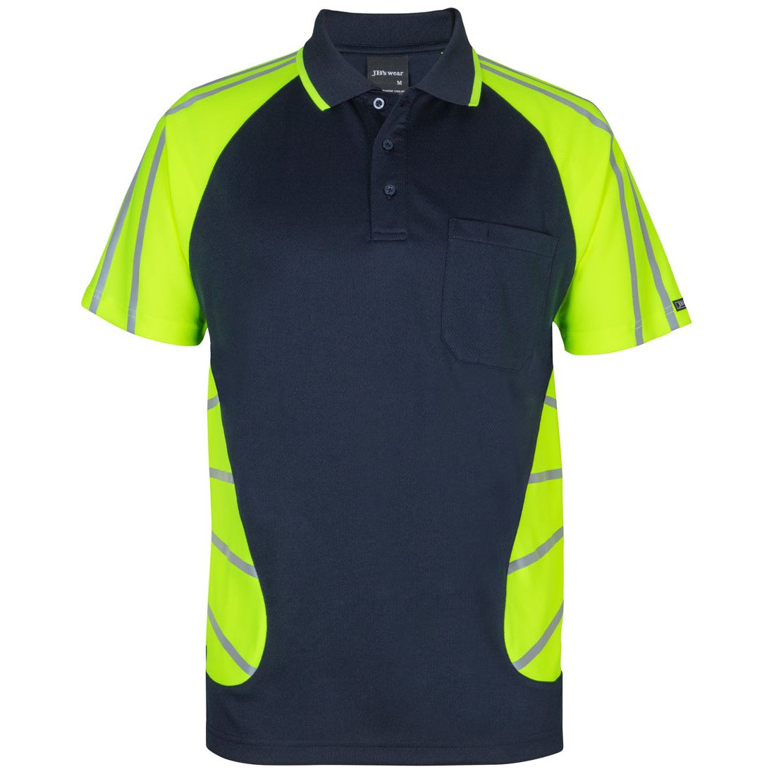 JB's Street Spider Polo With Reflective Stripes (6HSSR) - Ace Workwear