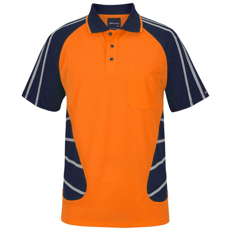 JB's Street Spider Polo With Reflective Stripes (6HSSR) - Ace Workwear