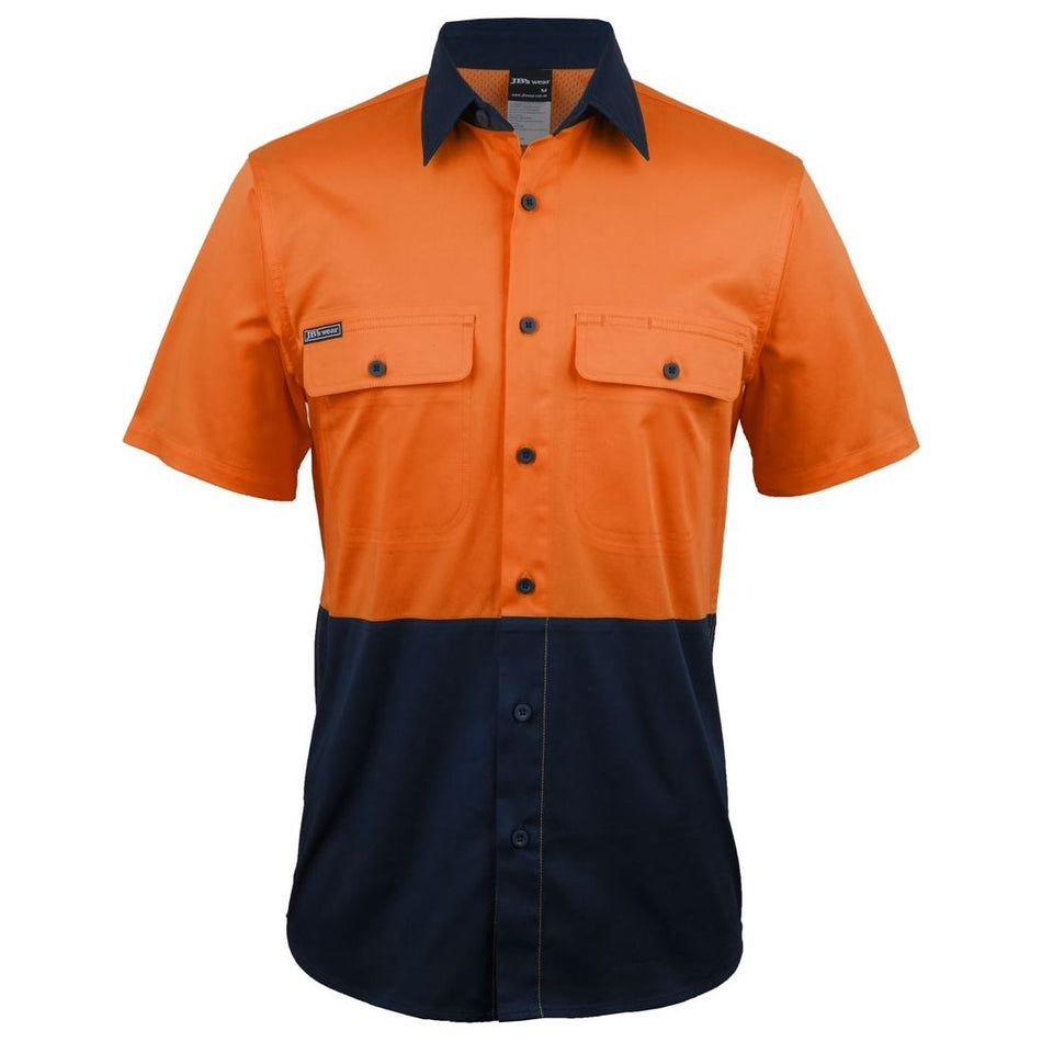 JB's HV S/S Stretch Work Shirt (6HSWS) - Ace Workwear