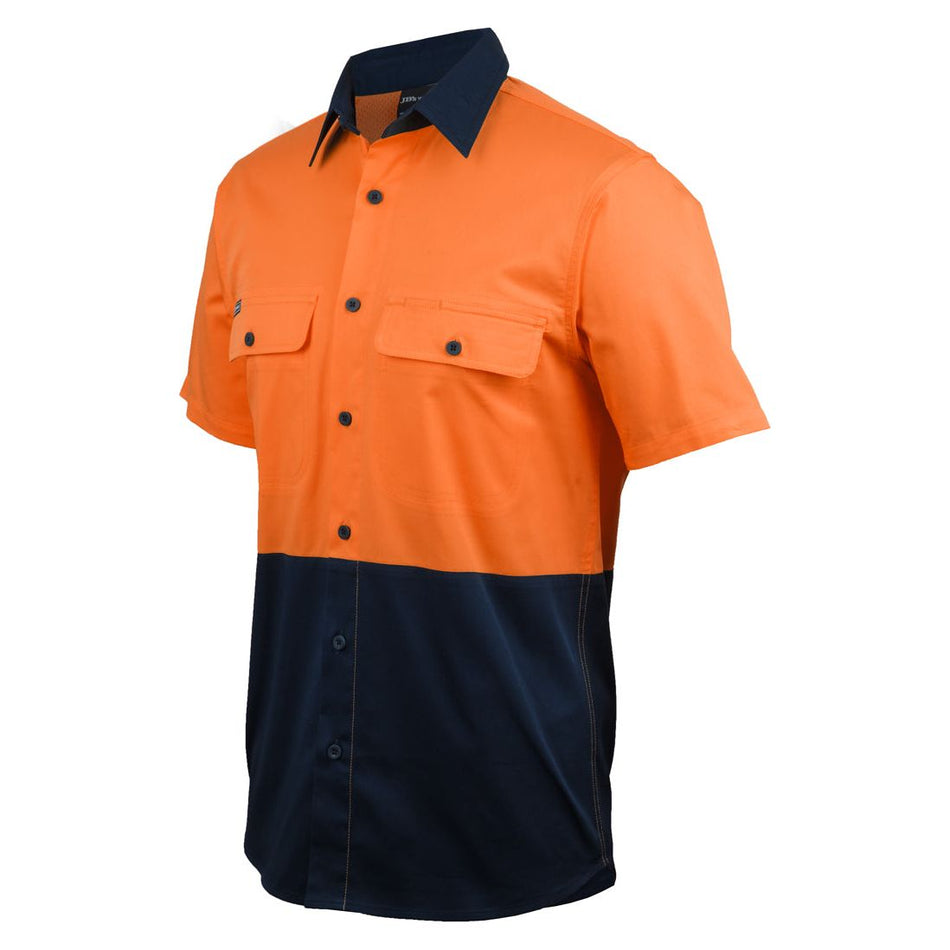 JB's HV S/S Stretch Work Shirt (6HSWS) - Ace Workwear