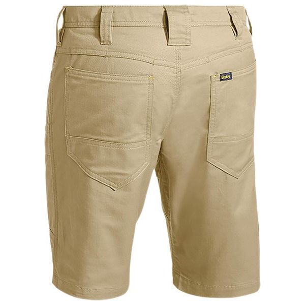 Bisley Mens Ripstop Vented Flat Front Work Short With Multi Purpose Pockets (BHS1474)