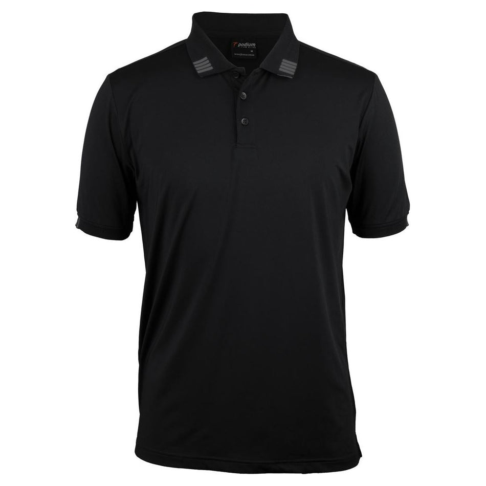 JB's Podium 4 Stripe S/S Stretch Polo (7S4P)