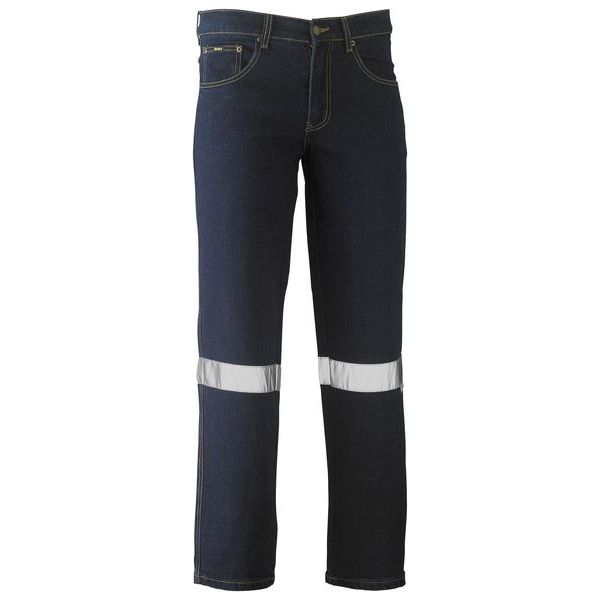 Bisley Taped Rough Rider Stretch Denim Jeans (BP6712T) - Ace Workwear