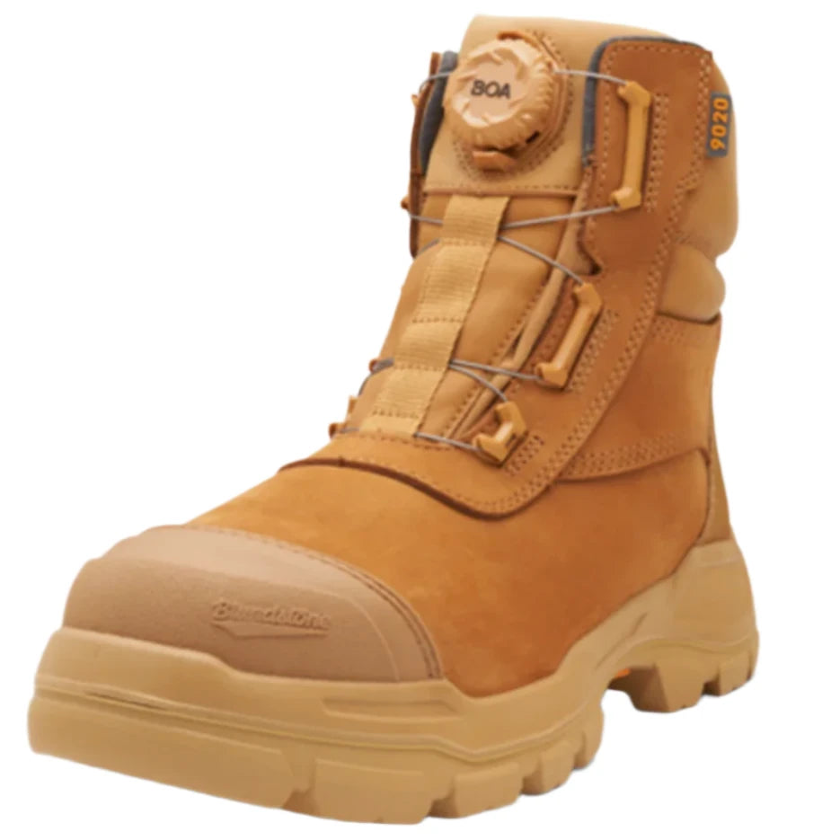 Blundstone Rotoflex Wheat Resistant Premium Nubuck 150mm Boa Lacing Steel Cap Safety Boot (9020) (Pre Order) - Ace Workwear