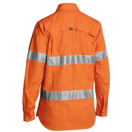 Bisley Womens Taped Hi Vis X Airflow Ripstop Shirt (BL6416T) - Ace Workwear