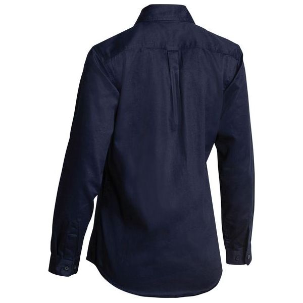 Bisley Womens Long Sleeve Drill Shirt (BL6339)