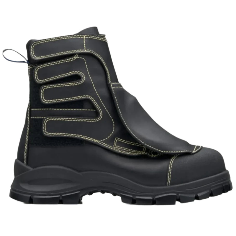 Blundstone Black Flame Retardant Smelter Boot Steel Cap With Met Guard And Scuff Cap (971) (Pre Order) - Ace Workwear