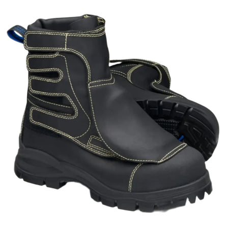 Blundstone Black Flame Retardant Smelter Boot Steel Cap With Met Guard And Scuff Cap (971) (Pre Order) - Ace Workwear