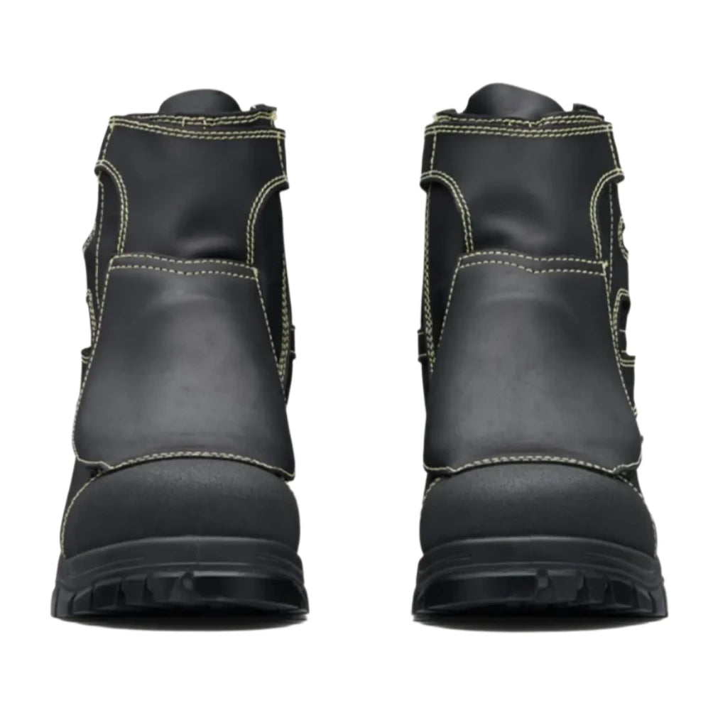 Blundstone Black Flame Retardant Smelter Boot Steel Cap With Met Guard And Scuff Cap (971) (Pre Order) - Ace Workwear