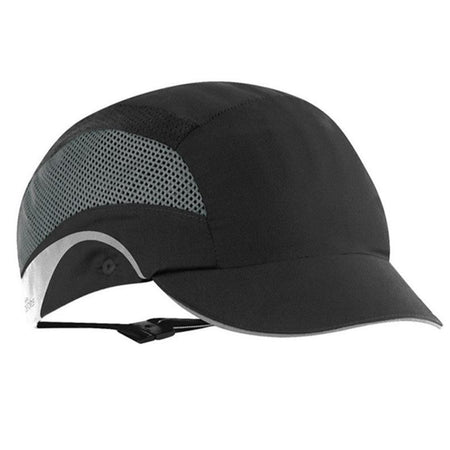 JSP Hardcap Aerolite Short Peak Black (AAF000-001-1AN) - Ace Workwear