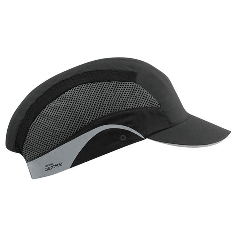 JSP Hardcap Aerolite Short Peak Black (AAF000-001-1AN) - Ace Workwear