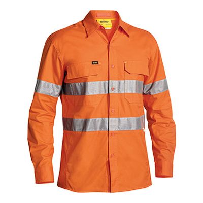 Bisley Taped Hi Vis X Airflow Ripstop Shirt (BS6416T) - Ace Workwear