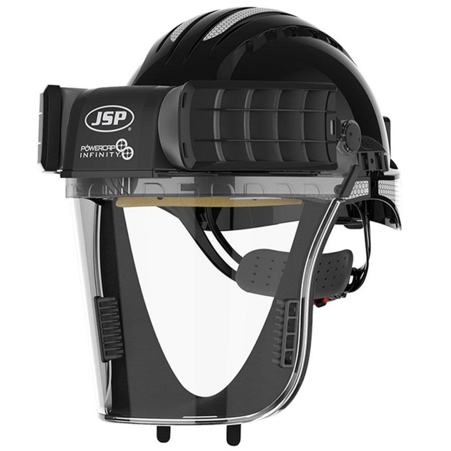 JSP Powercap Infinity PAPR Respirator With Black Helmet (CEA646-001-1AN) - Ace Workwear