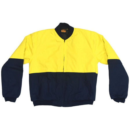 Tradesman Hi Vis Cotton Drill Bomber Jacket (CJ10) - Ace Workwear