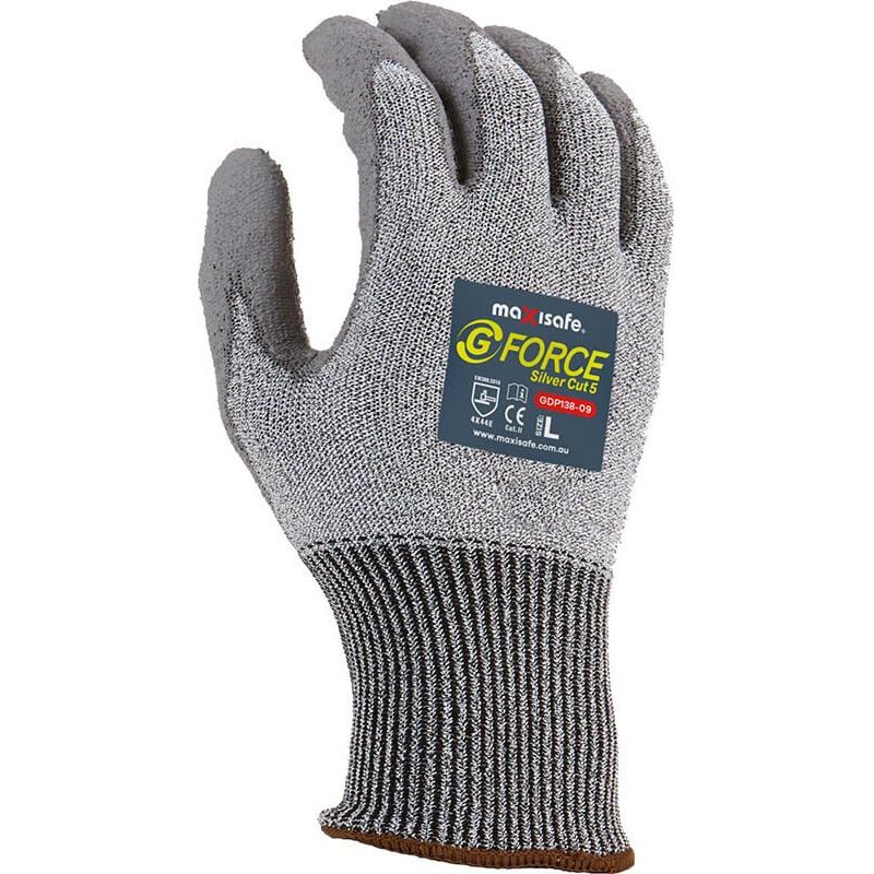 Maxisafe G-Force Silver Cut 5 Glove (Carton of 120 Pairs) (GDP138) - Ace Workwear