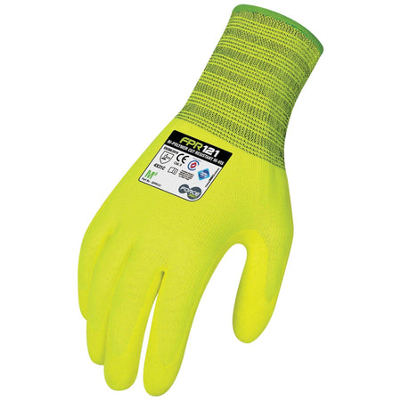 Force 360 Bi-Polymer Cut Resistant Hi-Vis Synthetics Gloves (Carton of 144 Pairs) (GFPR121) - Ace Workwear