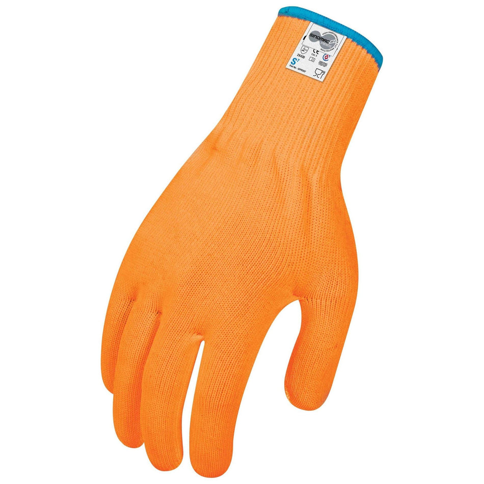 Force 360 Food Grade Cut Resistant Hi Vis Orange Synthetics Gloves (Carton of 144 Pairs) (GFPR207)