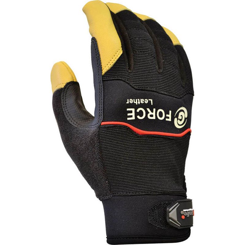 Maxisafe G-Force Leather Mechanics Glove (Carton of 120) (GML158) - Ace Workwear