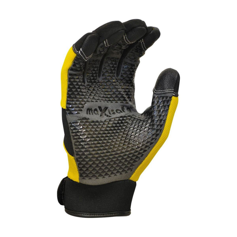 Maxisafe G-Force MaxGrip' Mechanics Glove With Silicone Grip (Carton of 120) (GMS273) - Ace Workwear