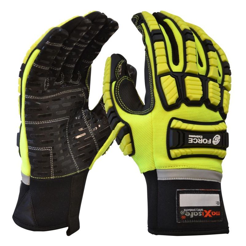 Maxisafe G-Force Xtreme Mechanics Glove With TPR Back (Pack of 6) (GMX283) - Ace Workwear