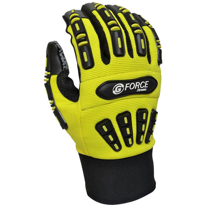 Maxisafe G-Force Xtreme Mechanics Glove With TPR Back (Pack of 6) (GMX283) - Ace Workwear