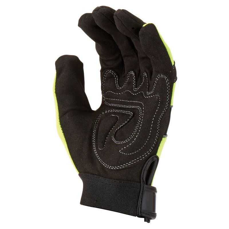 Maxisafe G-Force Hi-Vis Mechanics Glove, Full Finger (Carton of 120) (GMY277) - Ace Workwear