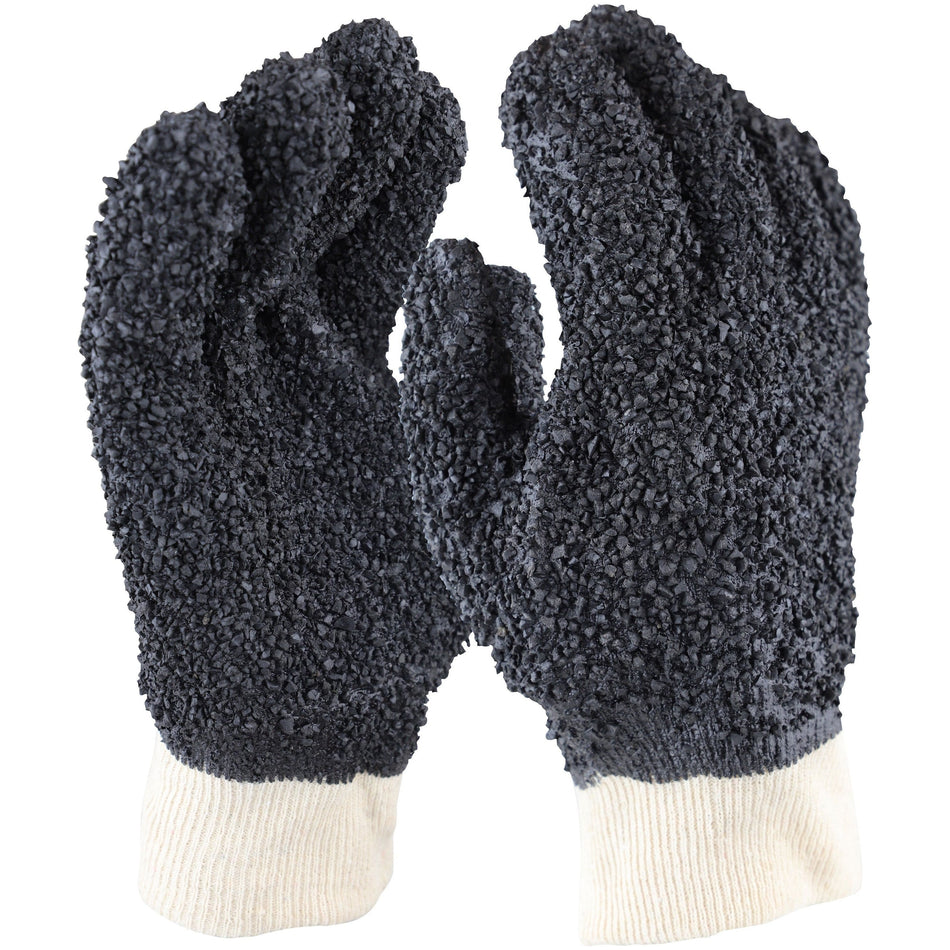 Maxisafe 'Grizzly' Black PVC Debudding Glove (Carton Of 60) (GPB126) - Ace Workwear