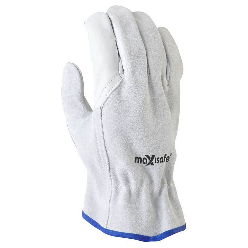 Maxisafe Natural Split Back Leather Rigger Glove (Carton of 120) (GPS191)