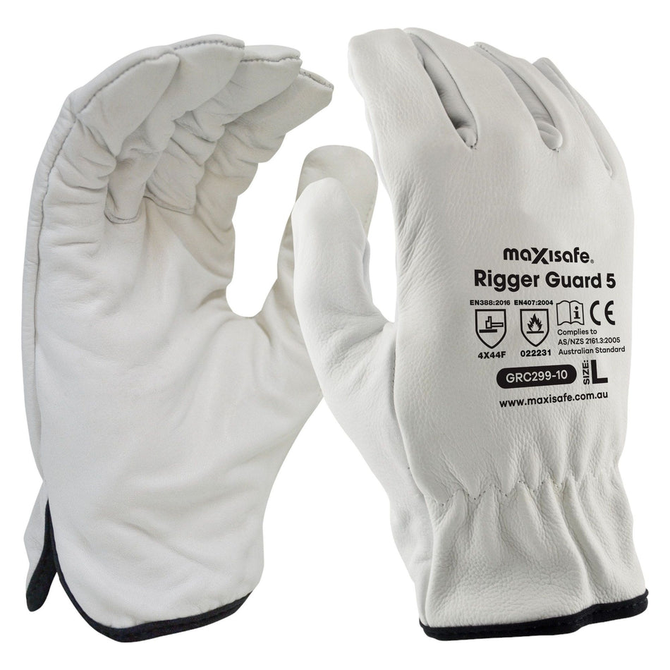 Maxisafe 'Rigger Guard 5' Cut Resistant Glove - Pack of 12 (GRC299) - Ace Workwear