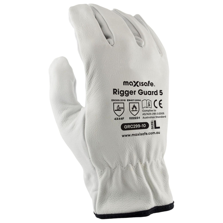 Maxisafe 'Rigger Guard 5' Cut Resistant Glove - Pack of 12 (GRC299) - Ace Workwear