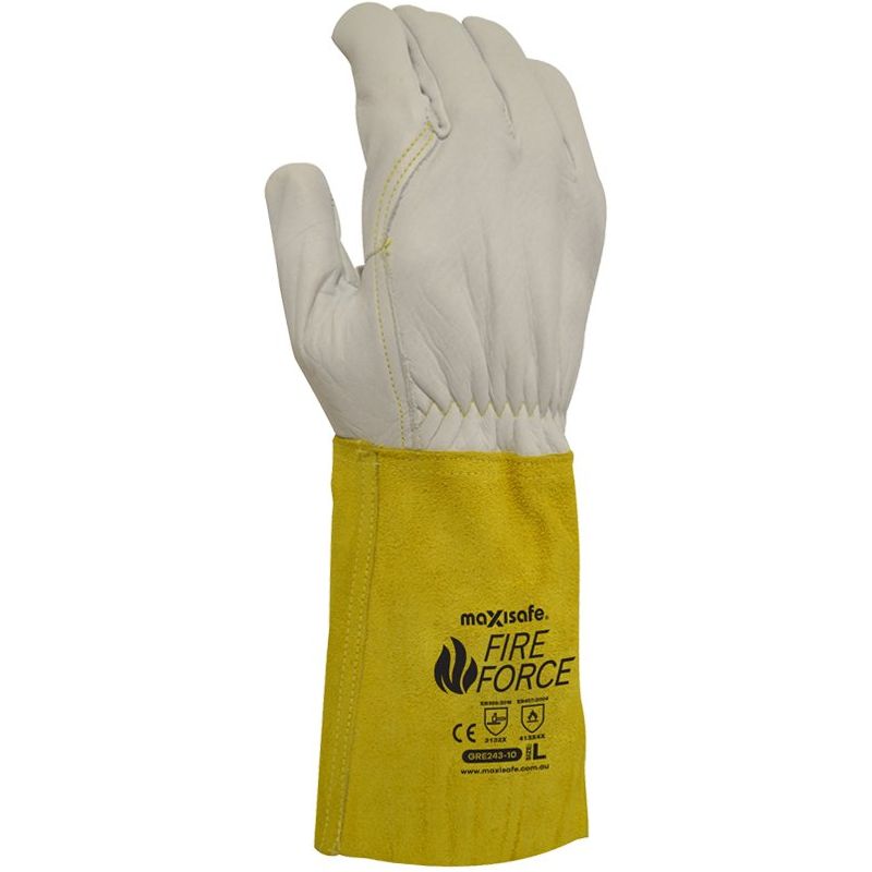 Maxisafe Fireforce Extended Cuff Rigger Glove - Kevlar Stitched (Pack of 12) (GRE243)