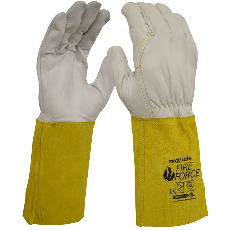 Maxisafe Fireforce Extended Cuff Rigger Glove - Kevlar Stitched (Carton of 60) (GRE243)