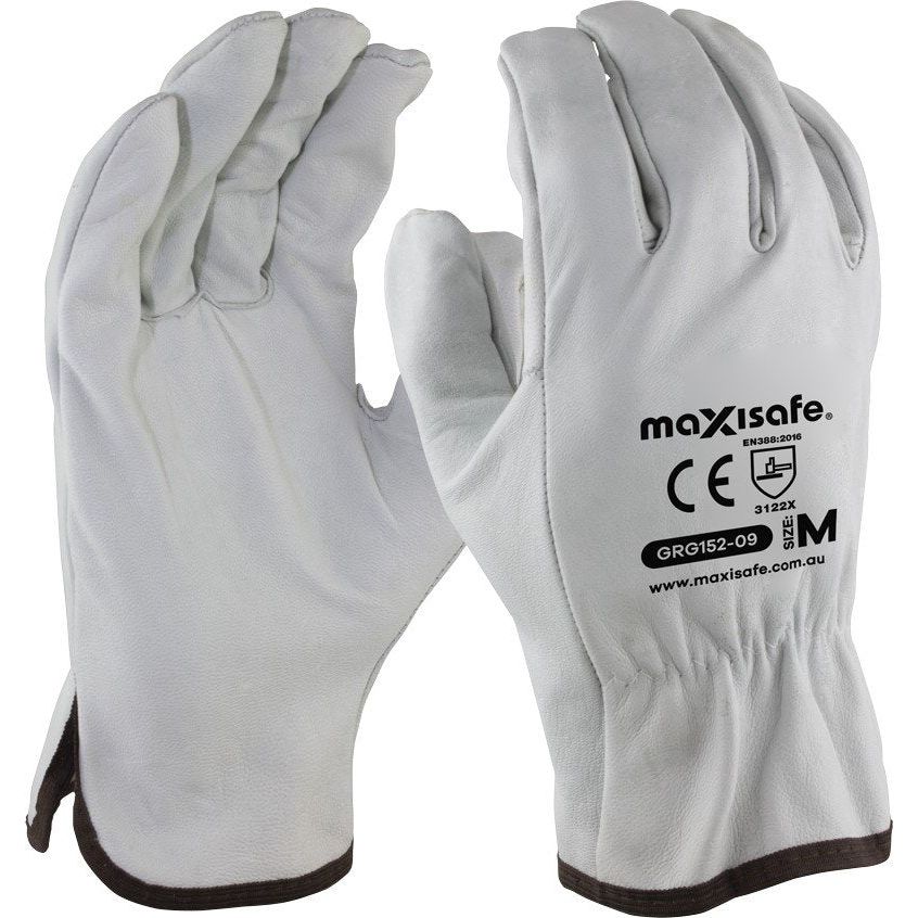 Maxisafe Economy Full Grain Rigger Glove (Carton of 120) (GRG152)