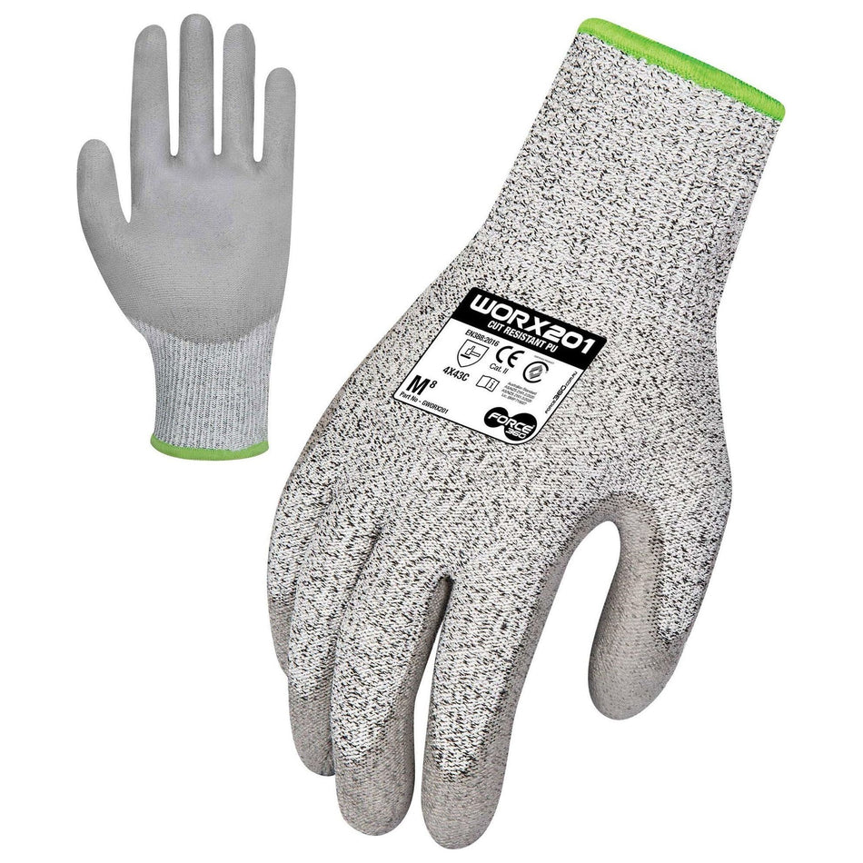 Force 360 Cut Resistant PU Synthetics Gloves (Carton of 144 Pairs) (GWORX201)