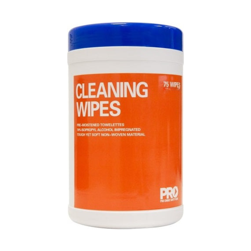 ProChoice Isopropyl Wipes 200mm x 140mm - 75 Wipe Canister (CW75) - Ace Workwear