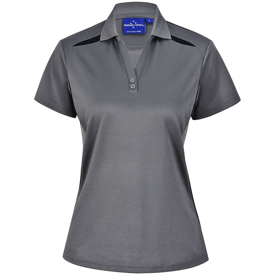 Winning Spirit Ladies Sustainable Poly/Cotton Contrast Short Sleeve Polo (PS94)