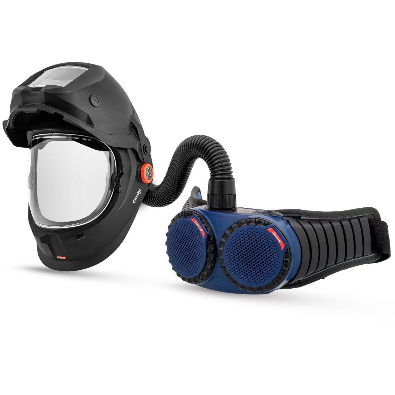 Maxisafe CleanAIR Omnira COMBI Welding Helmet & AerGO PAPR Kit (R303201) - Ace Workwear