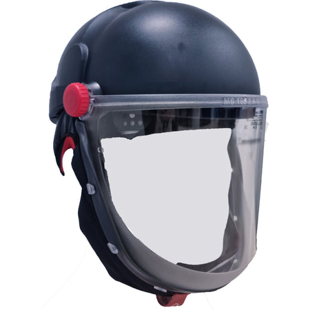 Maxisafe CleanAir Helmet CA - 40G with Clear flip up cylindrical Visor (R704100x) - Ace Workwear