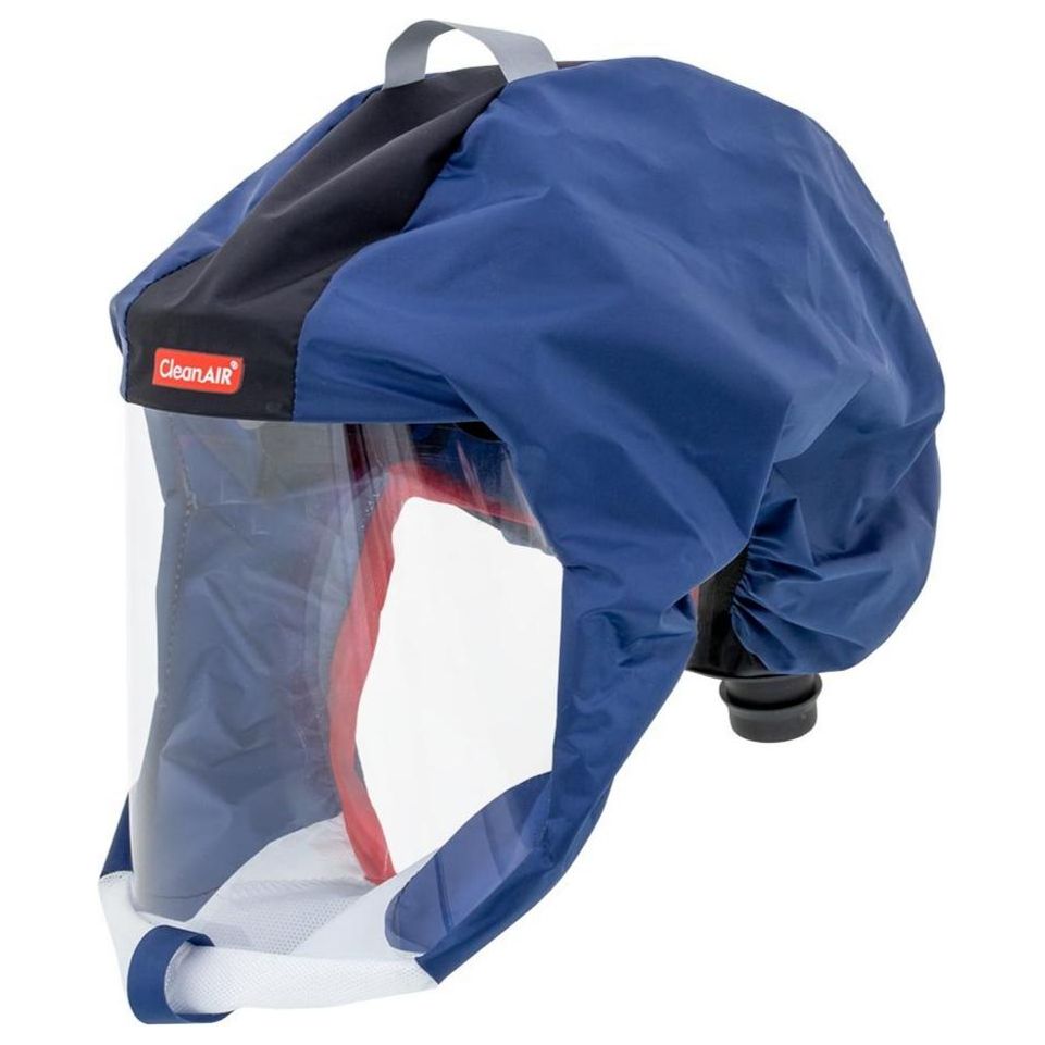 Maxisafe CleanAir Protective Short Respiratory Hood CA-1-Blue (R72010B) - Ace Workwear