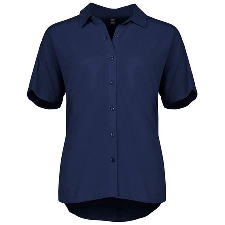 Biz Corporates Dahlia Womens Short Sleeve Blouse (RB365L) - Ace Workwear