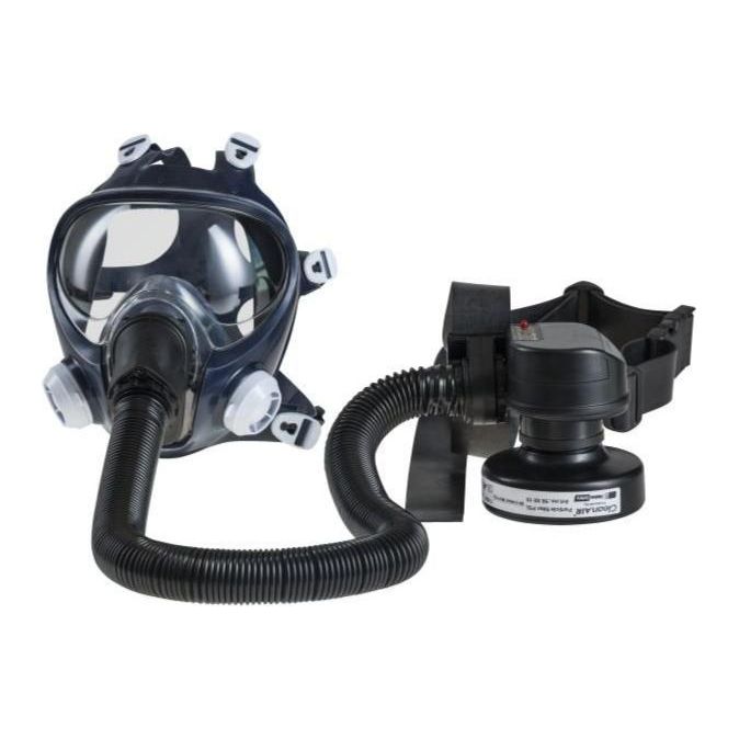 Maxisafe CleanAir Asbest PAPR with RCF02 Mask, P3 Filter, Hose & Belt (RPA519a) - Ace Workwear