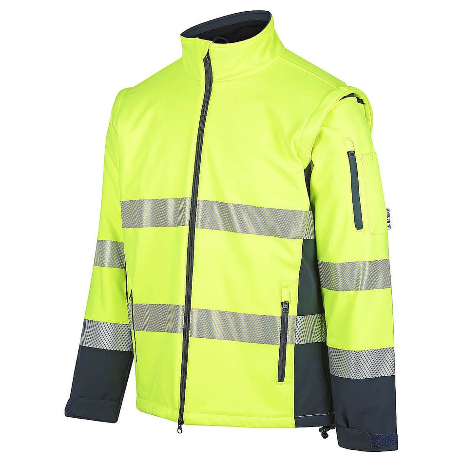 Badger Hi-Vis (D+N) Winta 2 in 1 Softshell Jacket (S12J) (Pre Order)