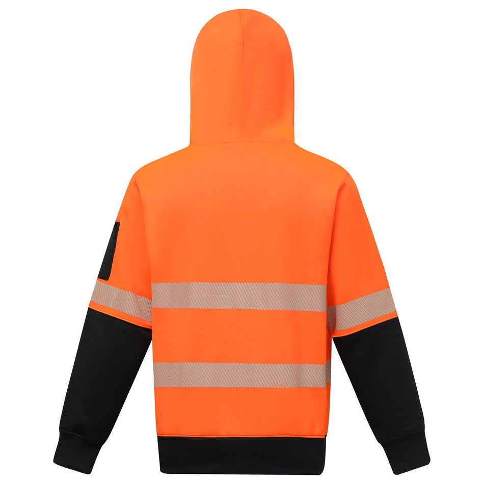 Winning Spirit Hi-Vis Two Tone Safety Hoodie With Segmented Taped (SW88)