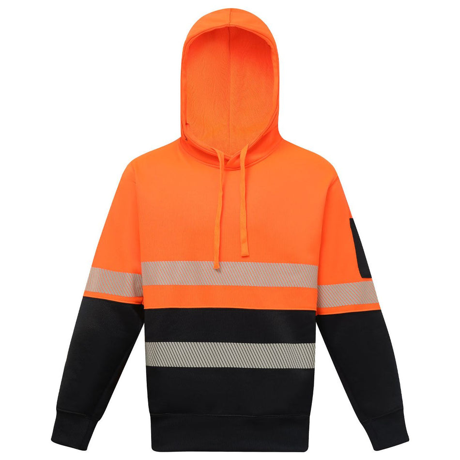 Winning Spirit Hi-Vis Two Tone Safety Hoodie With Segmented Taped (SW88)