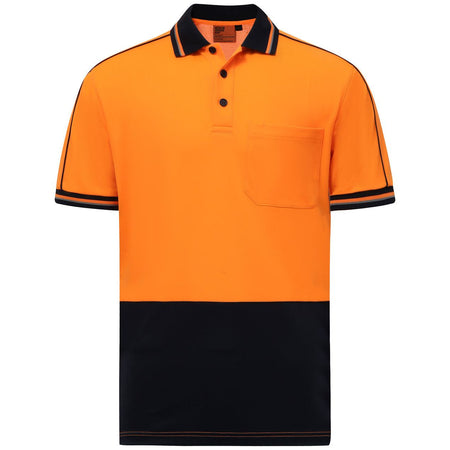 Winning Spirit Hi-Vis Sustainable Cool-Breeze Safety Polo (SW89) - Ace Workwear